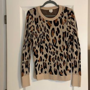 Cheetah Print Sweater
